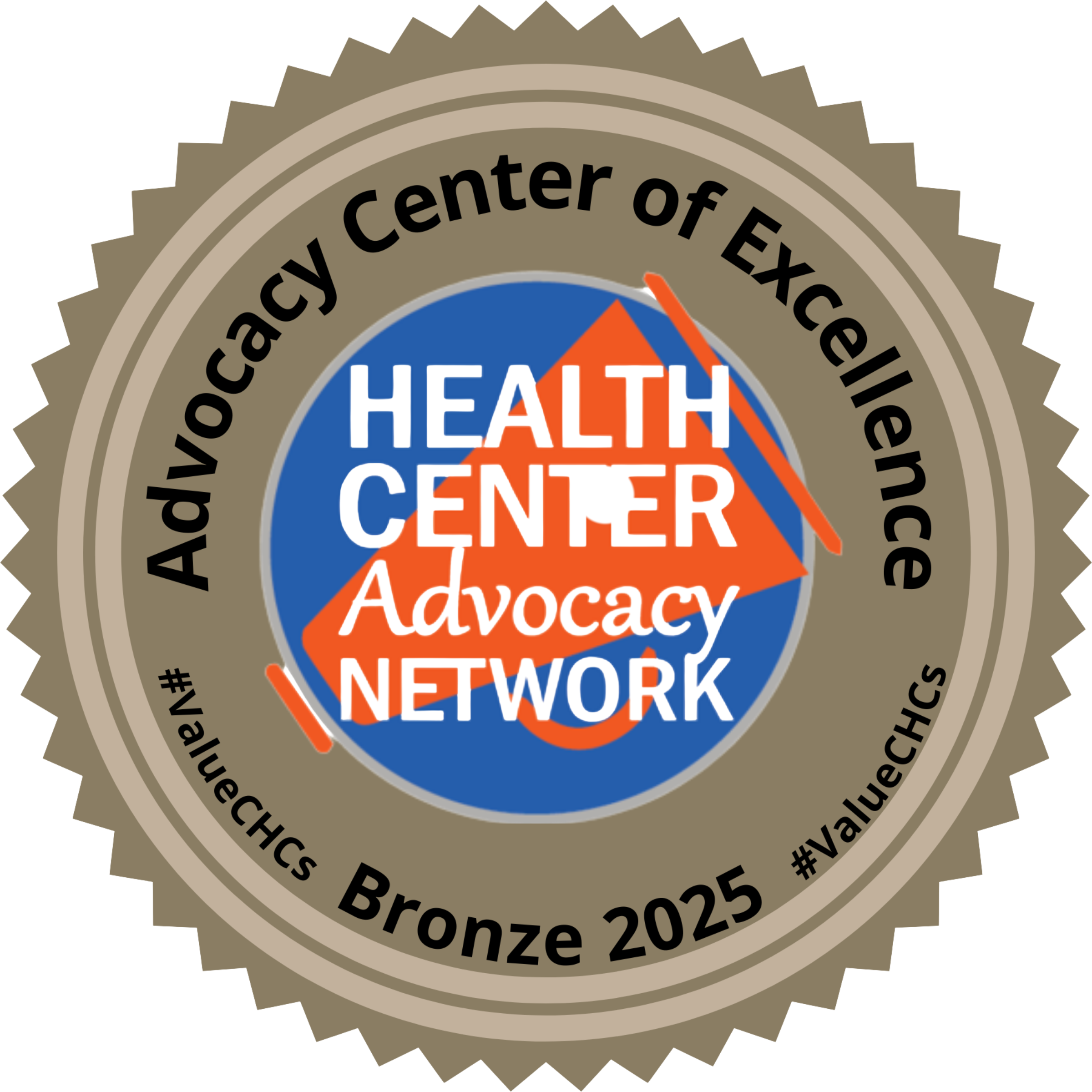 Advocacy Center of Excellence 2025 Badge